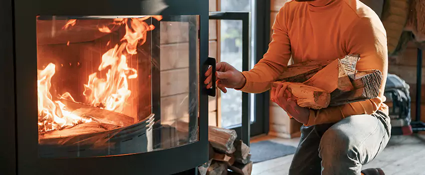 Residential Fireplace Ceramic Glass Installation in Wood Buffalo, AB