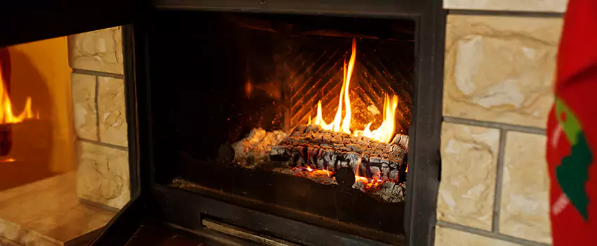 Commercial Prefabricated Fireplace Replacement in Wood Buffalo, Alberta