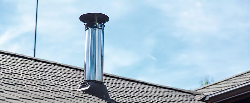 Outdoor Metal Chimney Installation in Wood Buffalo, Alberta
