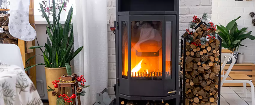 Thelin Hearth Products Direct Vent Gas Stove Fireplace Inspection in Wood Buffalo, AB